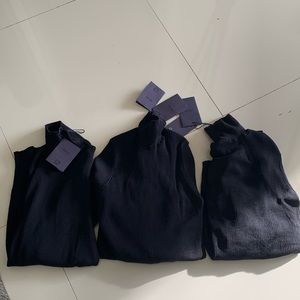Brand New Prada 3 pack of lightweight Knit Turtlenecks